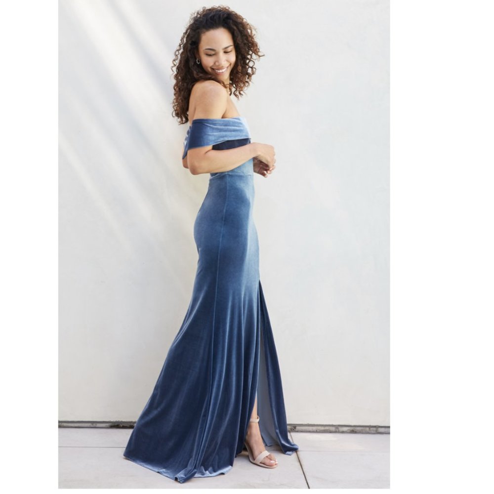 Watters Style Evelyn in Steel Blue